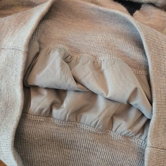 FootJoy Men's Lined Wool Half Zip Sweater Light Gray Size L - Picture 5 of 14